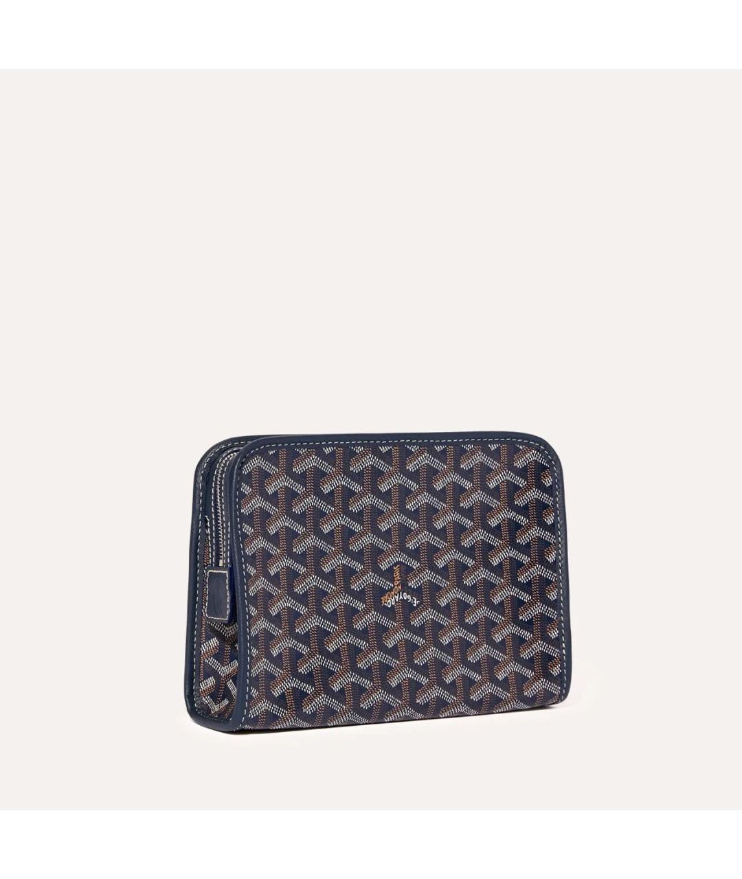 GOYARD Темно-синяя барсетка, фото 5