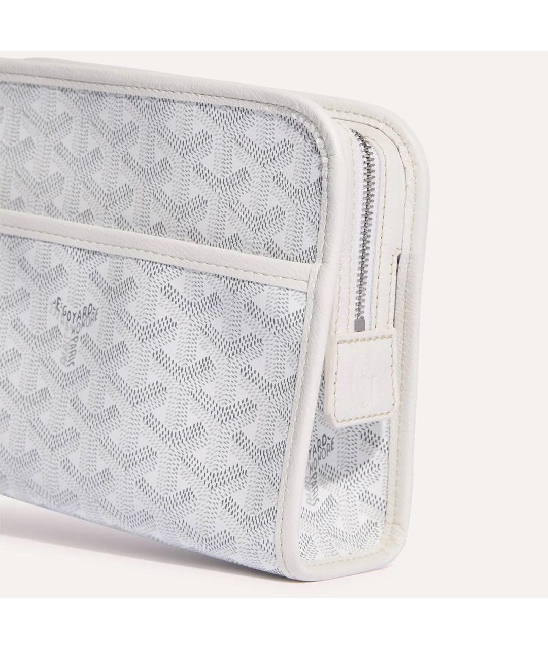 GOYARD Белая барсетка, фото 3