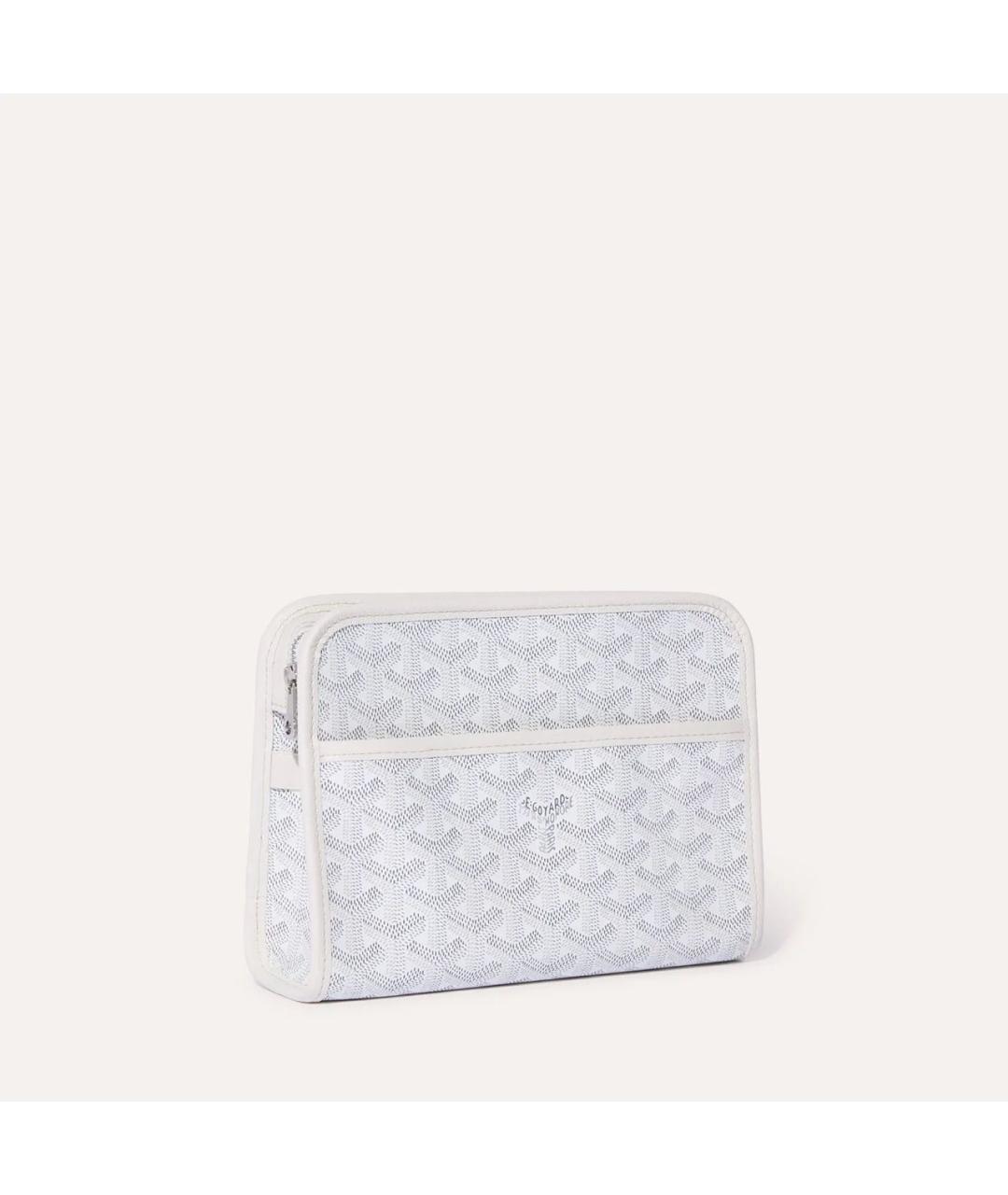 GOYARD Белая барсетка, фото 5
