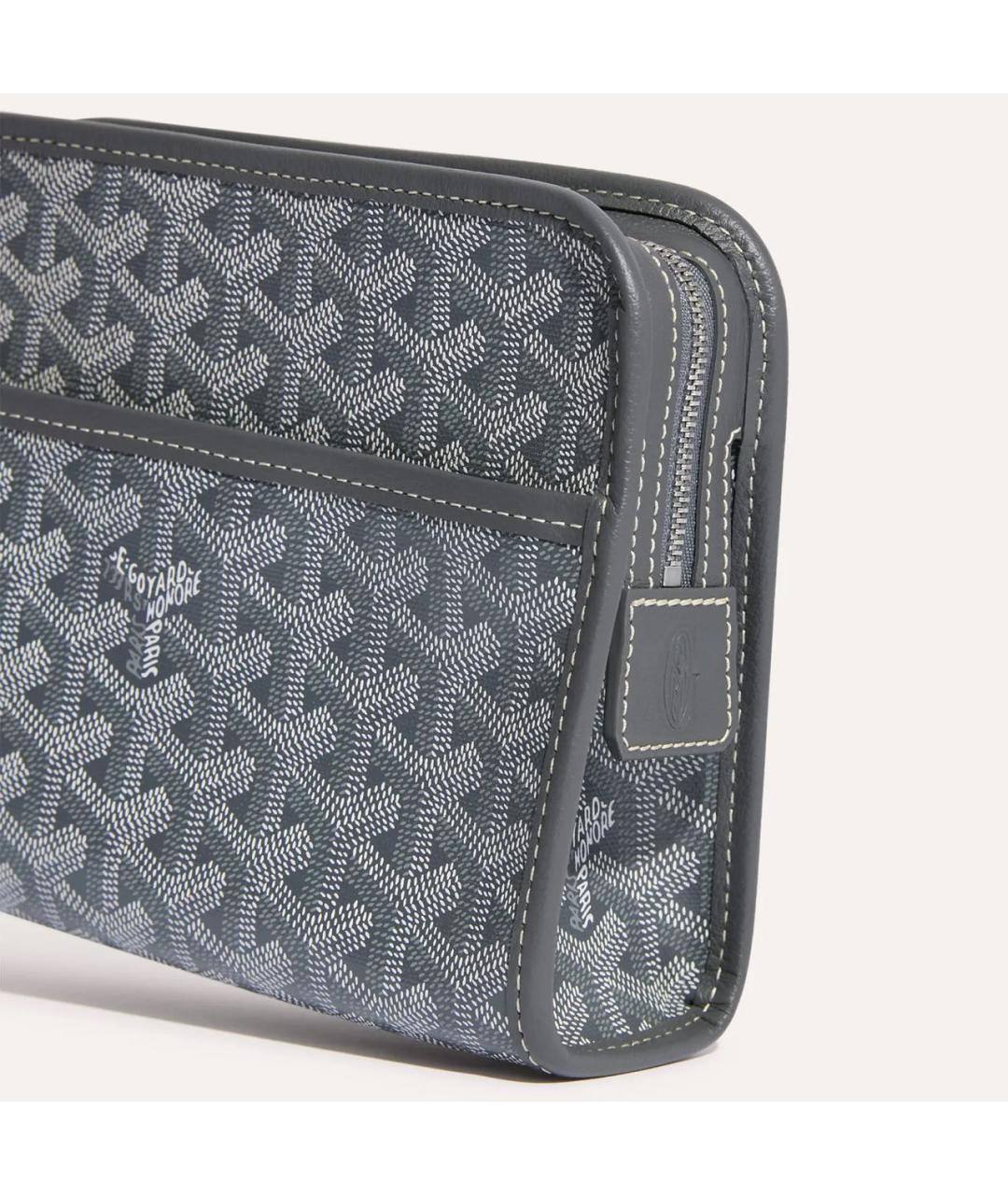 GOYARD Серая барсетка, фото 3