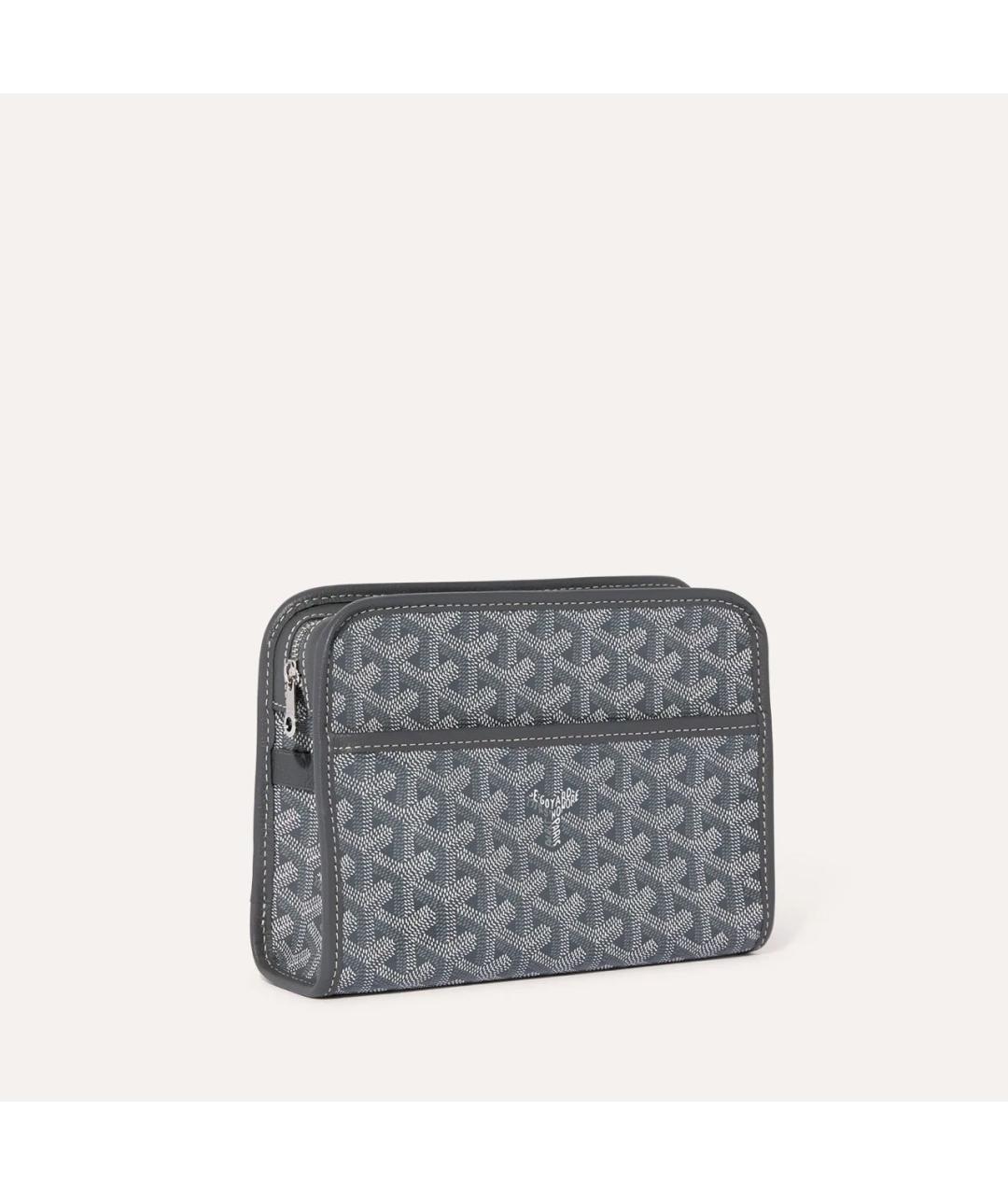 GOYARD Серая барсетка, фото 5