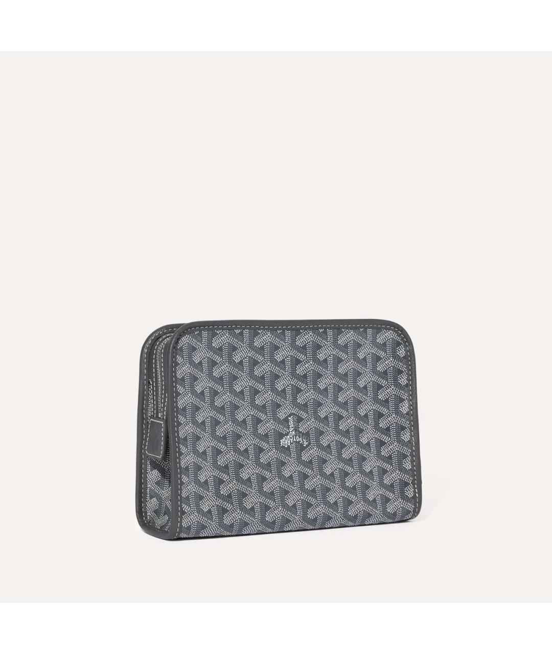 GOYARD Серая барсетка, фото 2