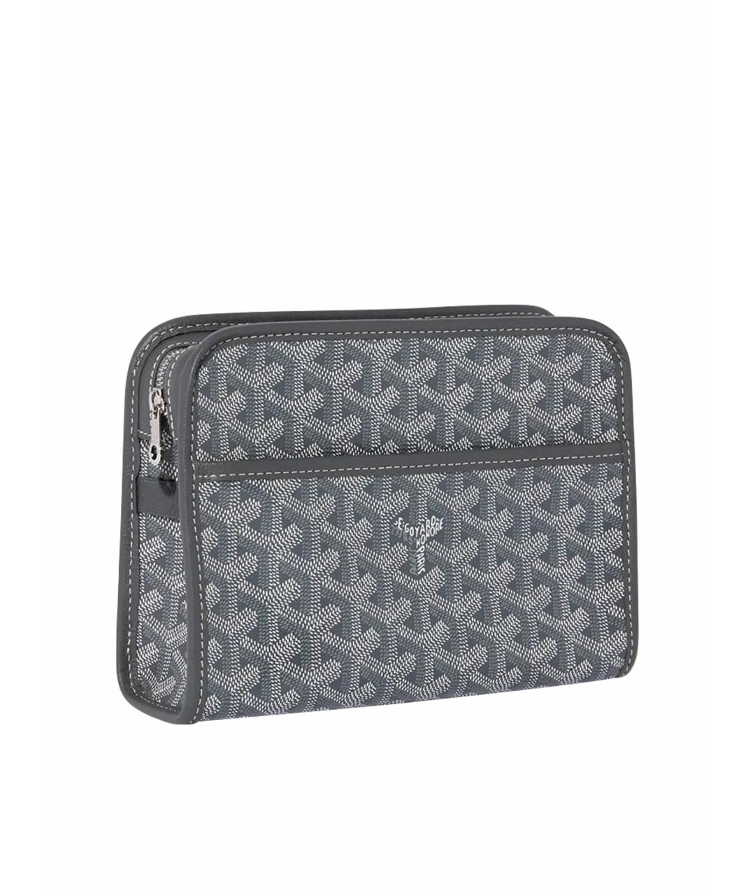 GOYARD Серая барсетка, фото 1