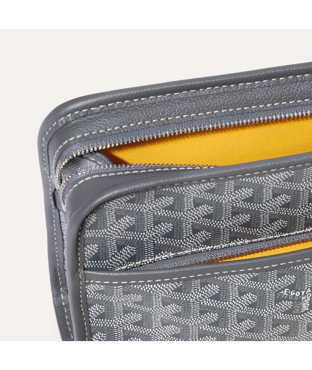 GOYARD Серая барсетка, фото 4