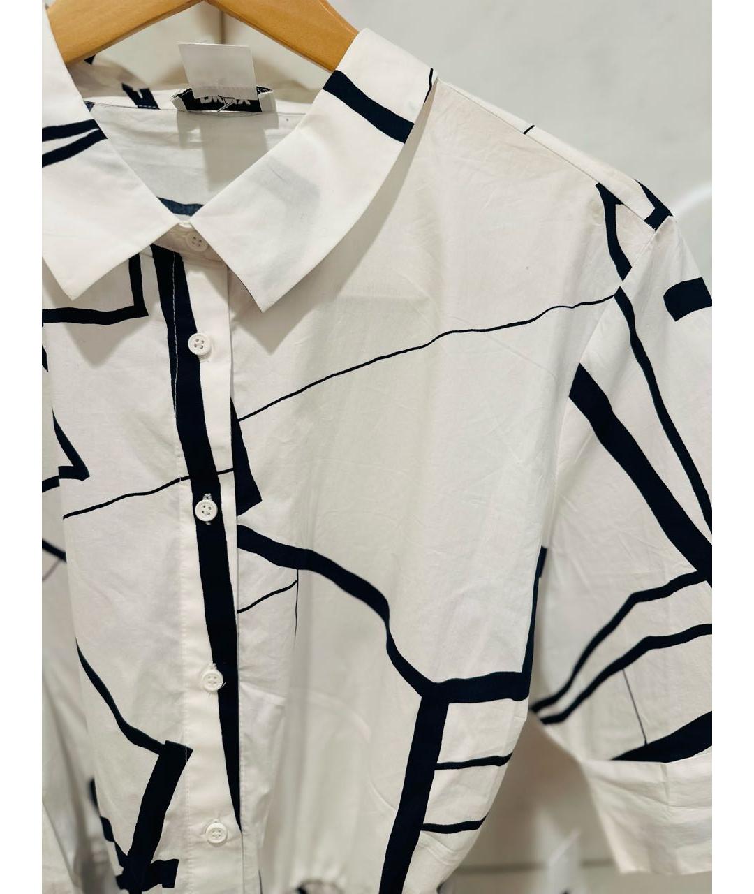 DKNY Белое хлопковое повседневное платье, фото 5