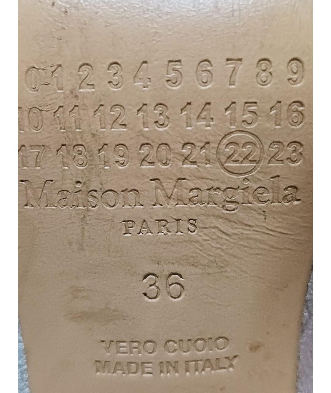 MAISON MARGIELA Черные замшевые ботильоны, фото 6