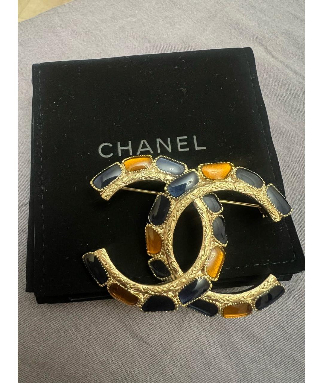 CHANEL Золотая булавка / брошь, фото 6