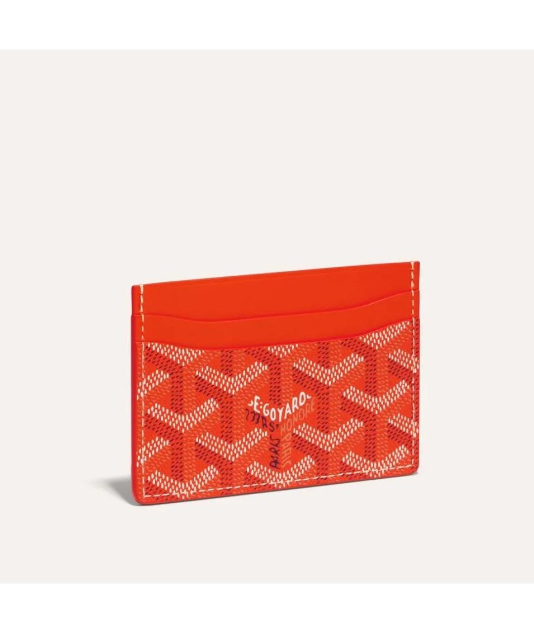 GOYARD Оранжевый кардхолдер, фото 4