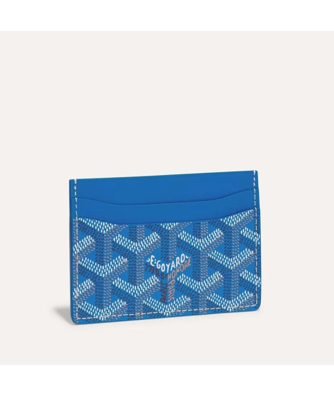 GOYARD Голубой кардхолдер, фото 4