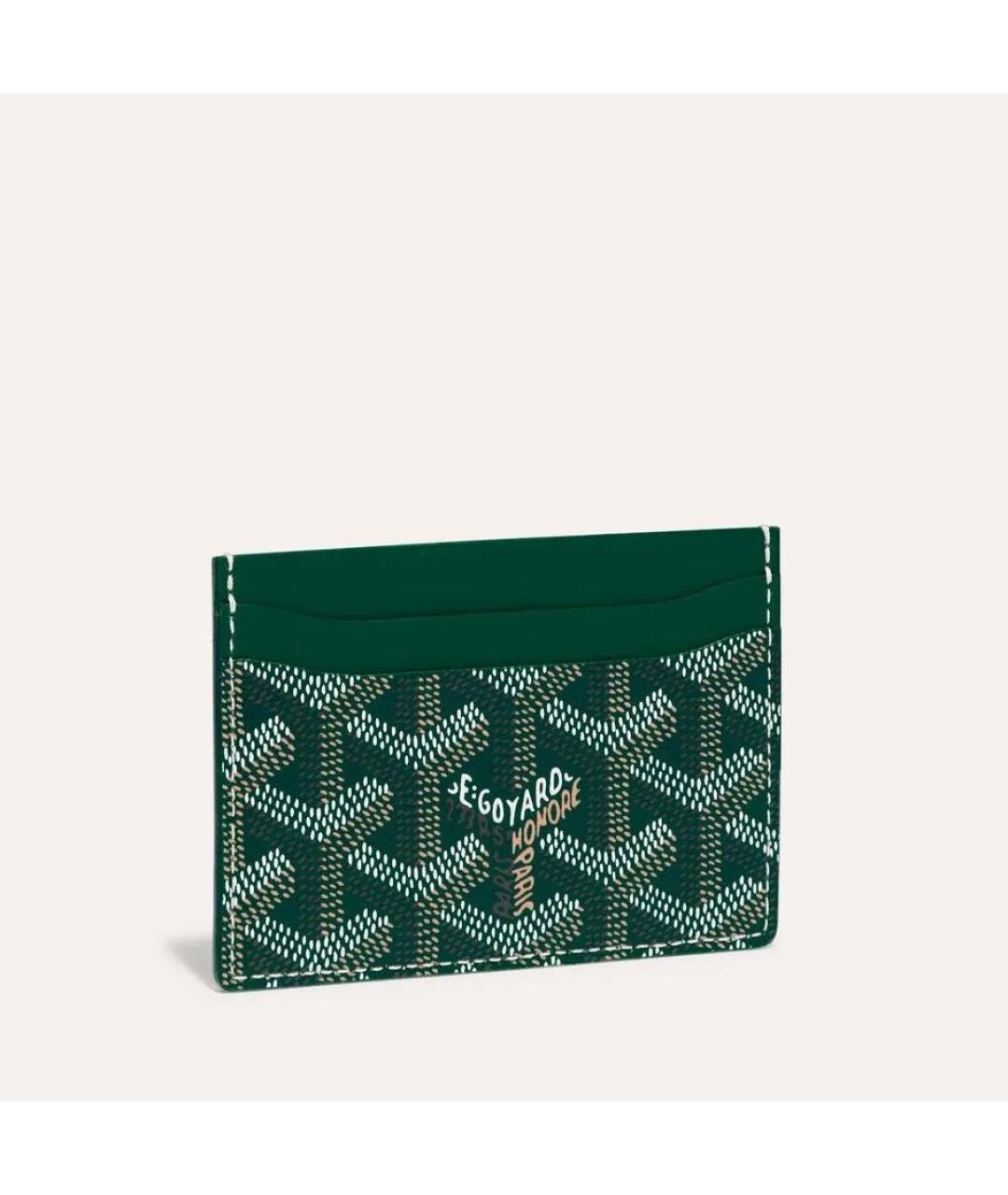 GOYARD Зеленый кардхолдер, фото 4