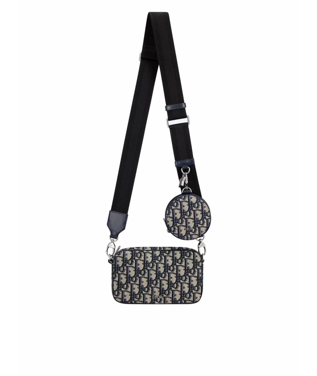 CHRISTIAN DIOR Темно-синяя сумка, фото 1