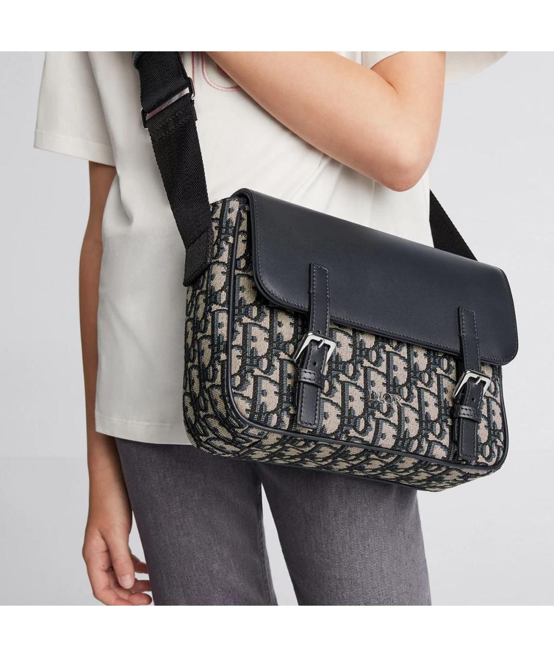 CHRISTIAN DIOR Темно-синяя сумка, фото 2
