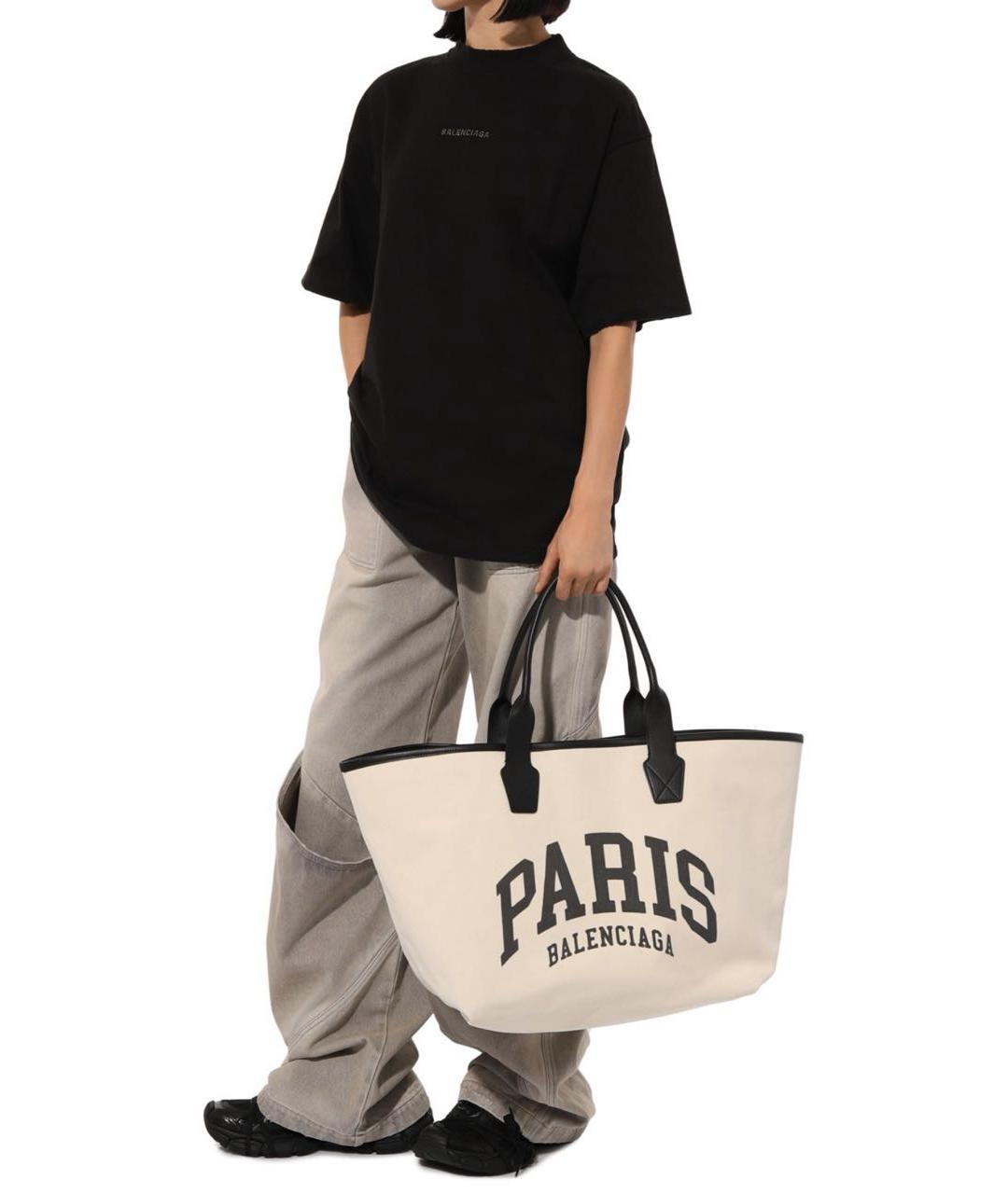 BALENCIAGA Бежевая сумка тоут, фото 5