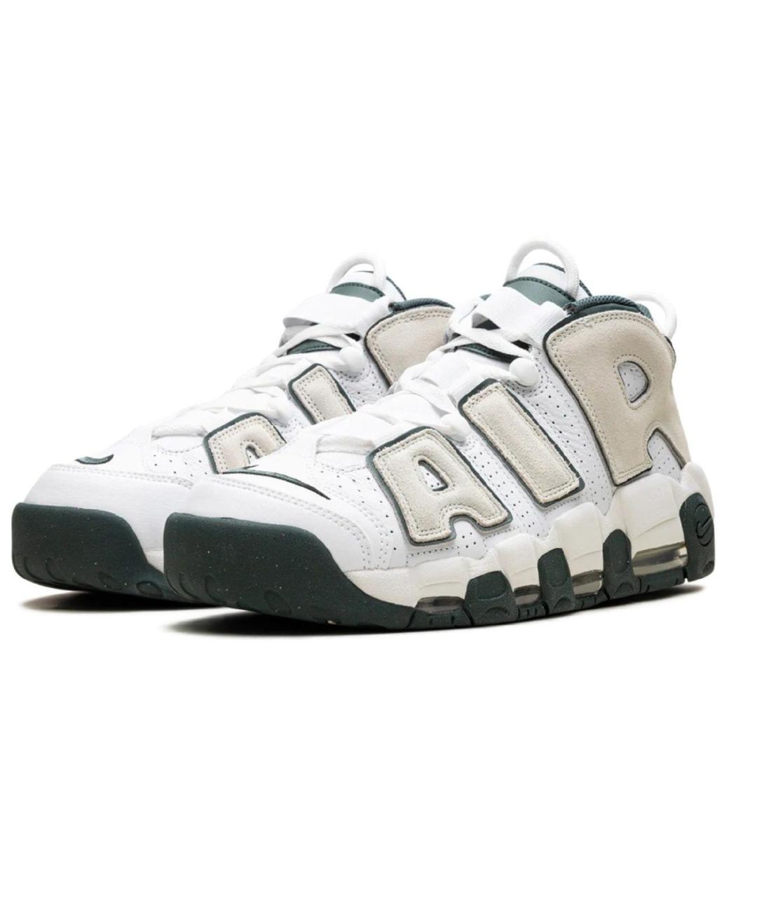 NIKE Белые кожаные высокие кроссовки / кеды, фото 3
