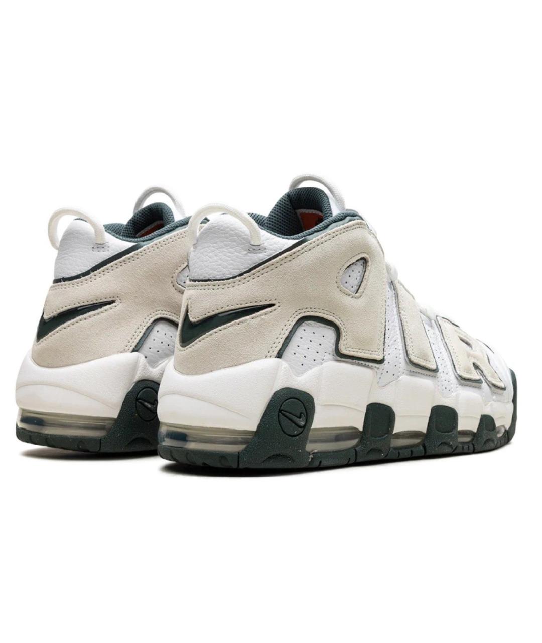 NIKE Белые кожаные высокие кроссовки / кеды, фото 2