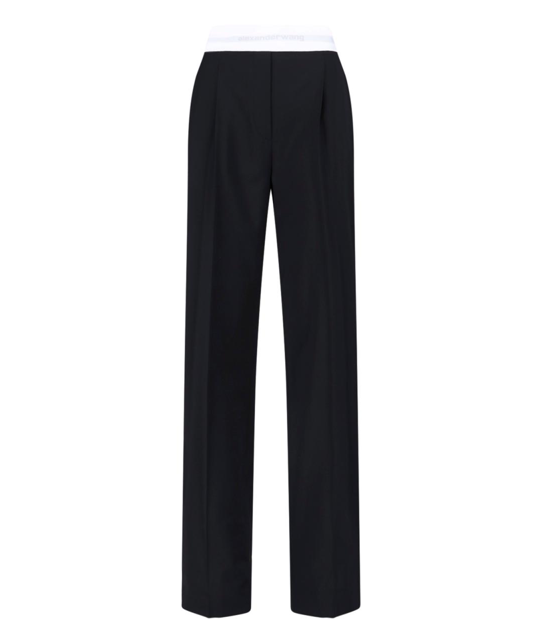 ALEXANDER WANG Черные прямые брюки, фото 1