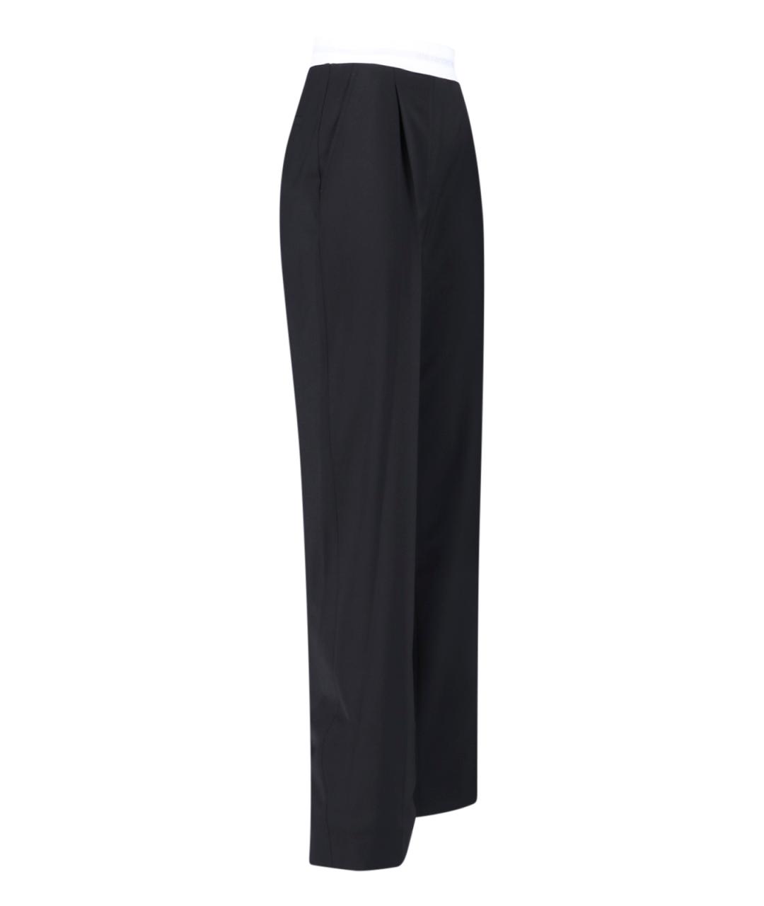 ALEXANDER WANG Черные прямые брюки, фото 3