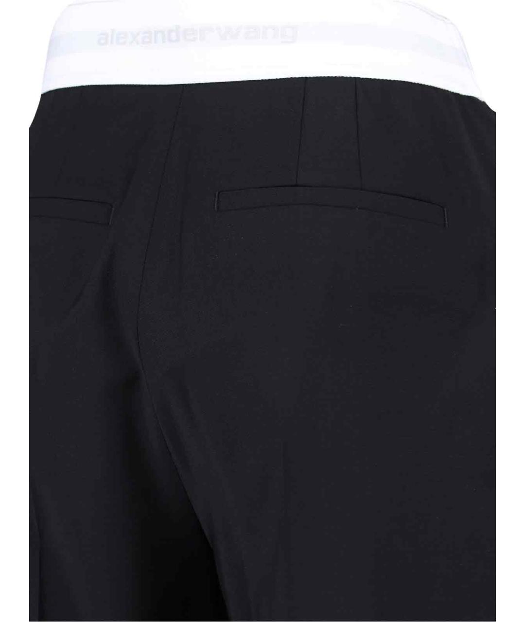 ALEXANDER WANG Черные прямые брюки, фото 5