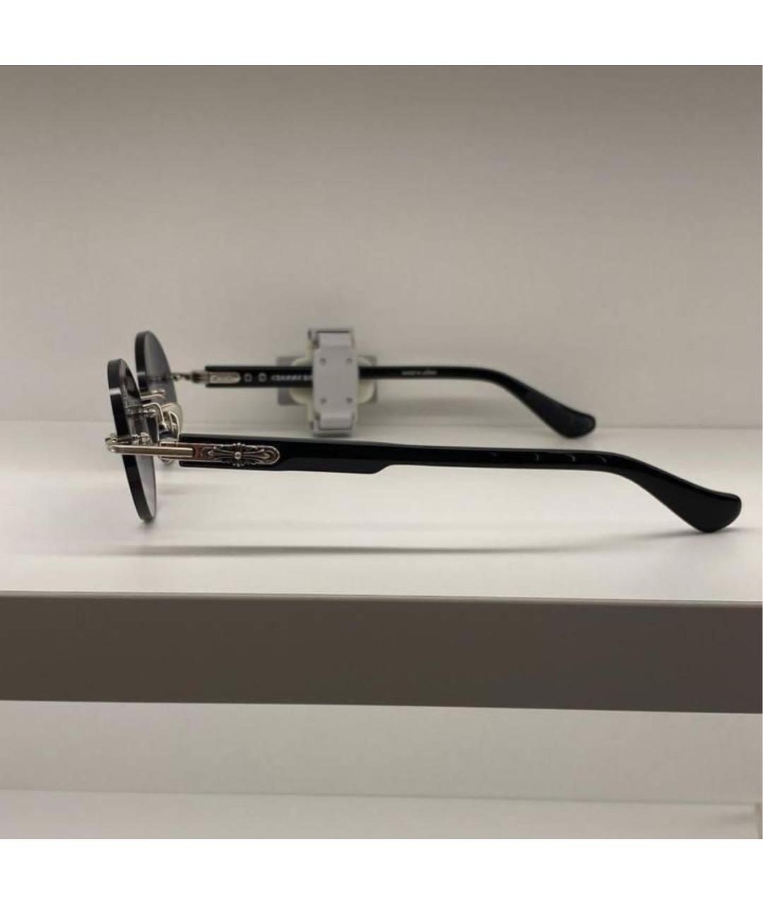 CHROME HEARTS Серебряные металлические солнцезащитные очки, фото 2