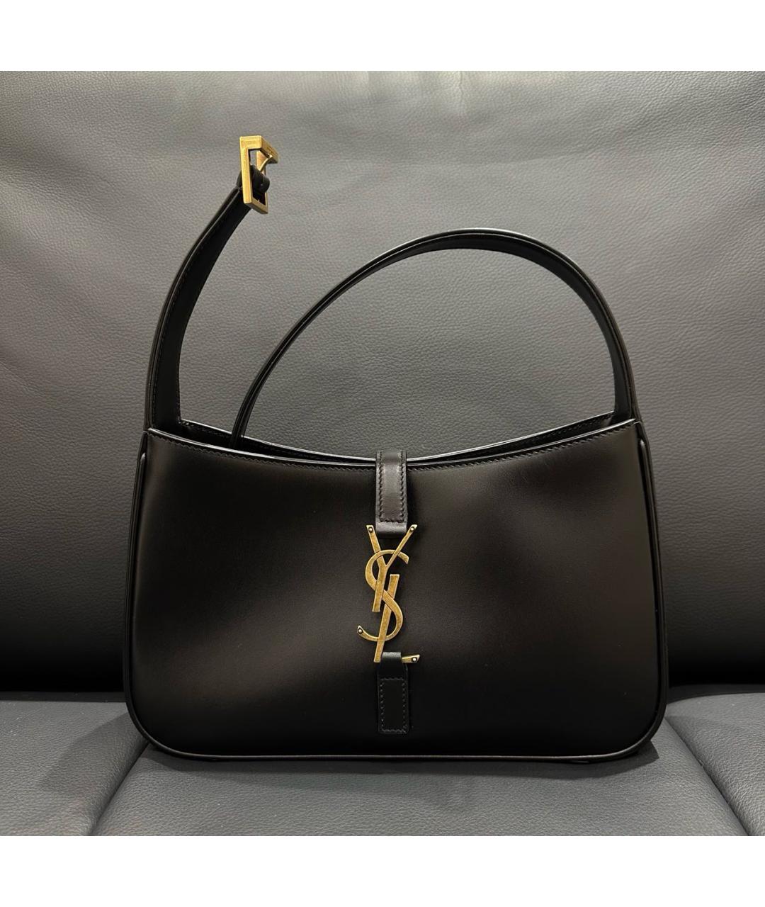 SAINT LAURENT Черная сумка через плечо, фото 8