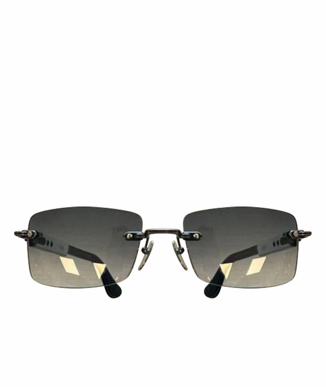 CHROME HEARTS Серебряные металлические солнцезащитные очки, фото 1