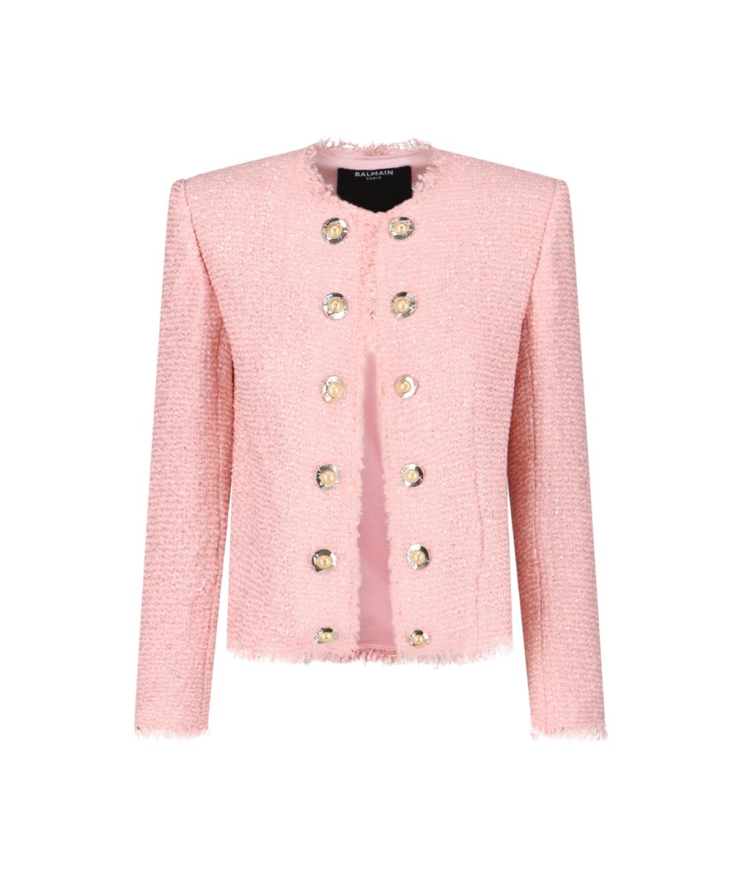 BALMAIN Розовый кардиган, фото 1
