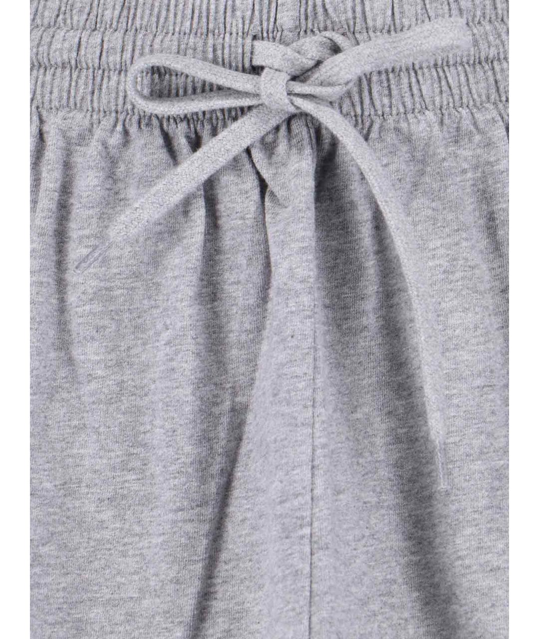 BALENCIAGA Серая хлопковая юбка мини, фото 4
