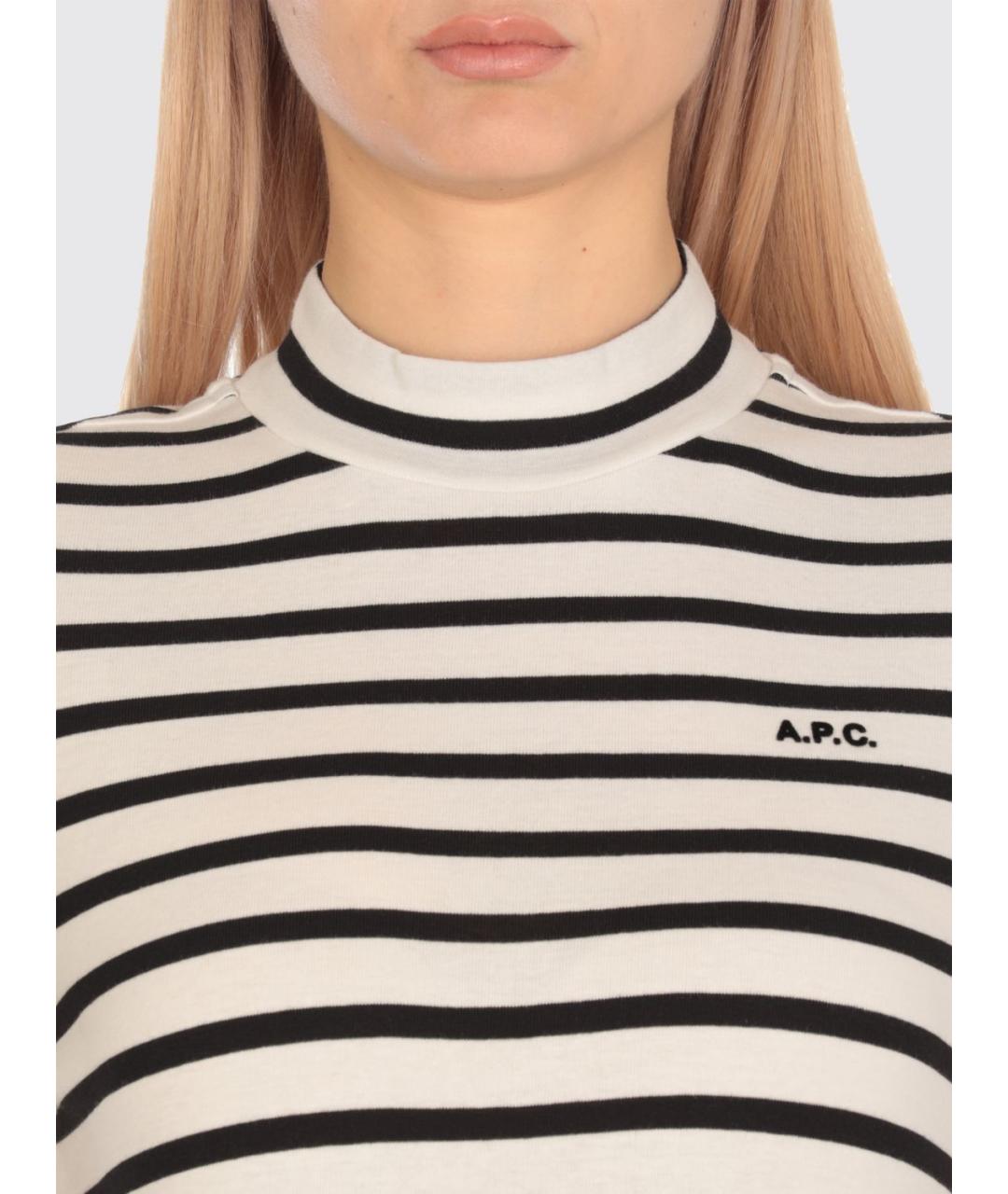 A.P.C. Бежевая футболка, фото 4