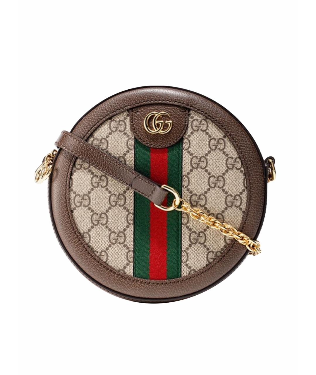 GUCCI Коричневая сумка через плечо, фото 1