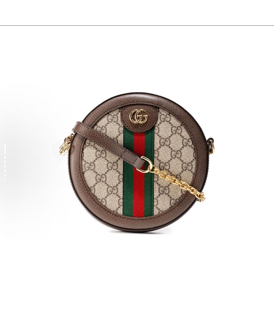 GUCCI Коричневая сумка через плечо, фото 5