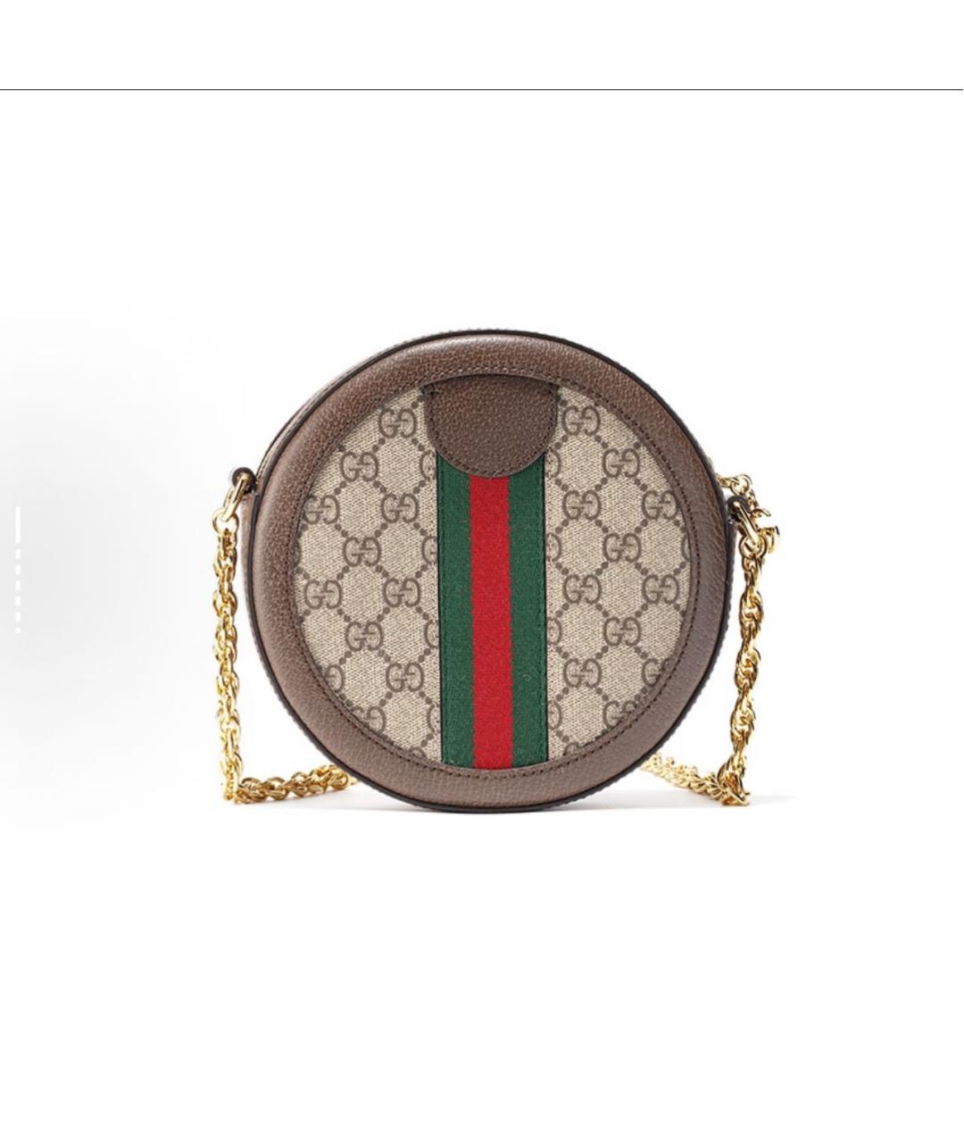 GUCCI Коричневая сумка через плечо, фото 3