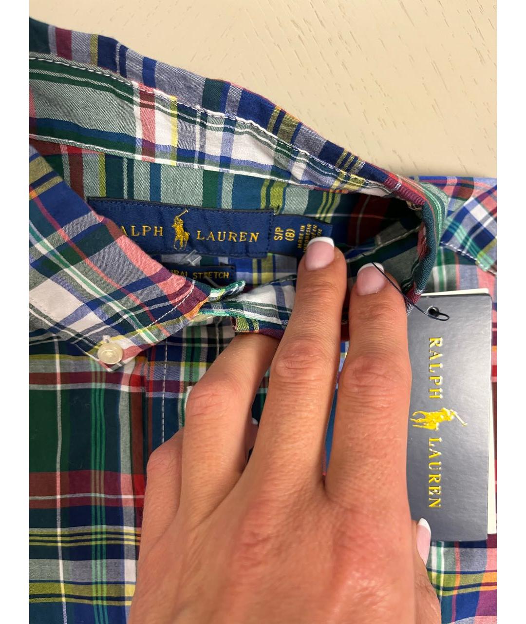 POLO RALPH LAUREN Мульти хлопковая детская рубашка, фото 3