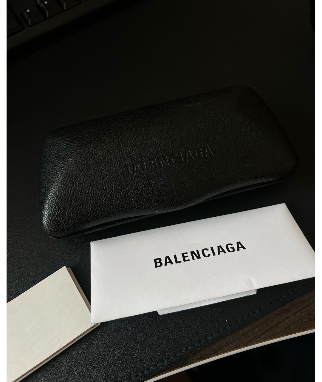 BALENCIAGA Пластиковые солнцезащитные очки, фото 4