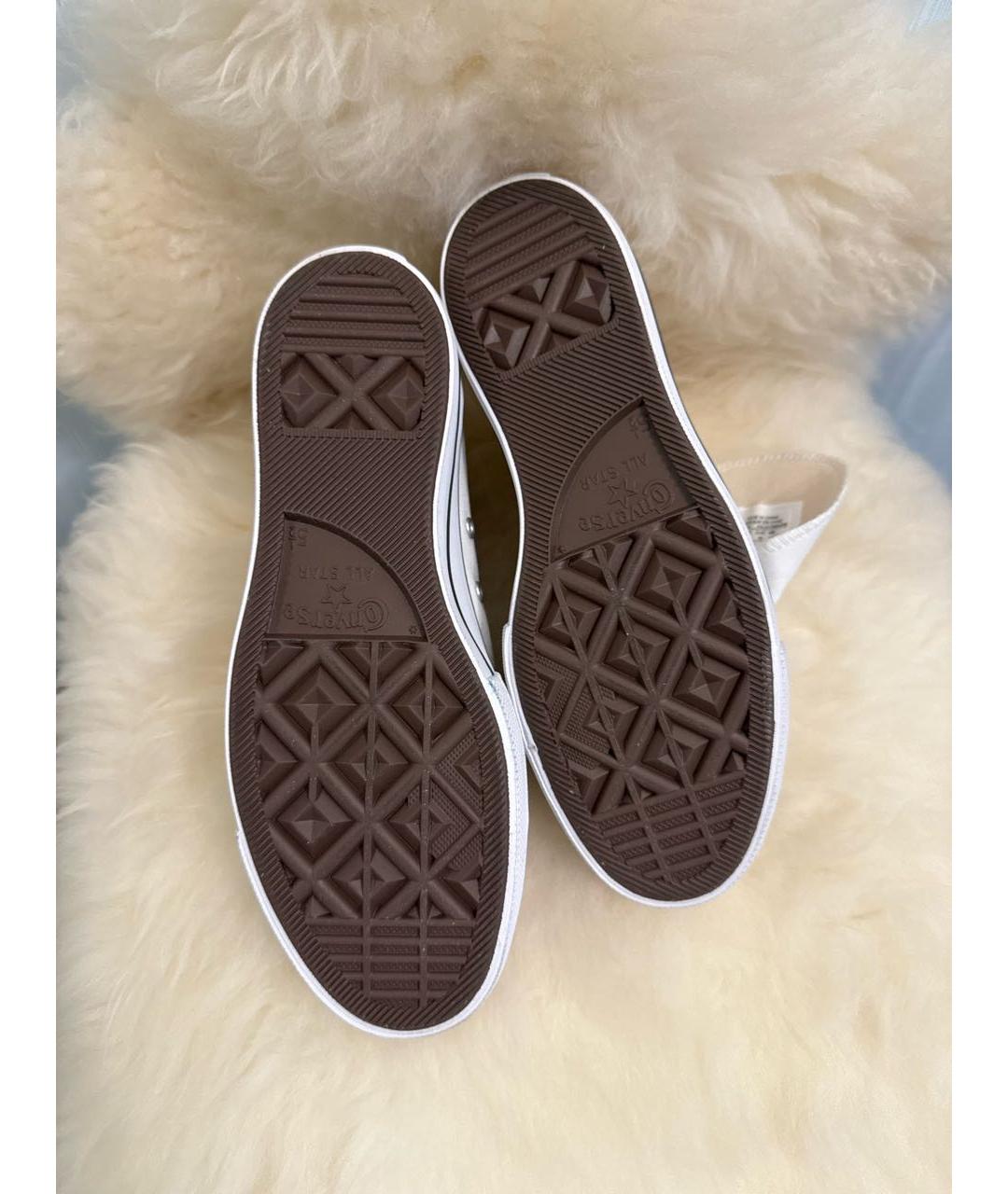 CONVERSE Белые текстильные кеды, фото 7