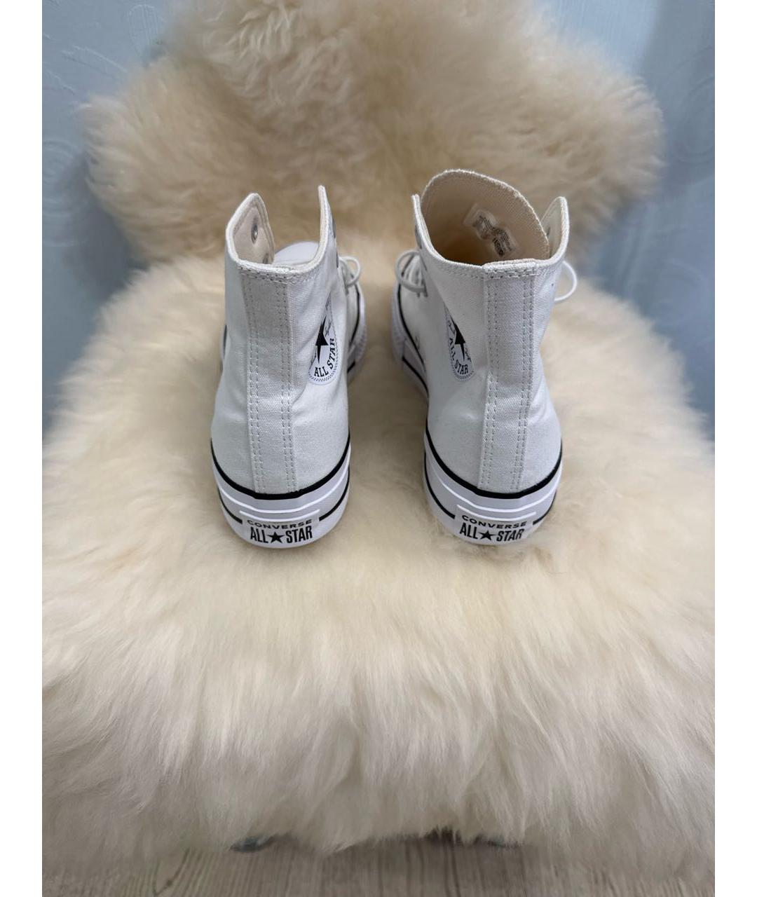 CONVERSE Белые текстильные кеды, фото 3