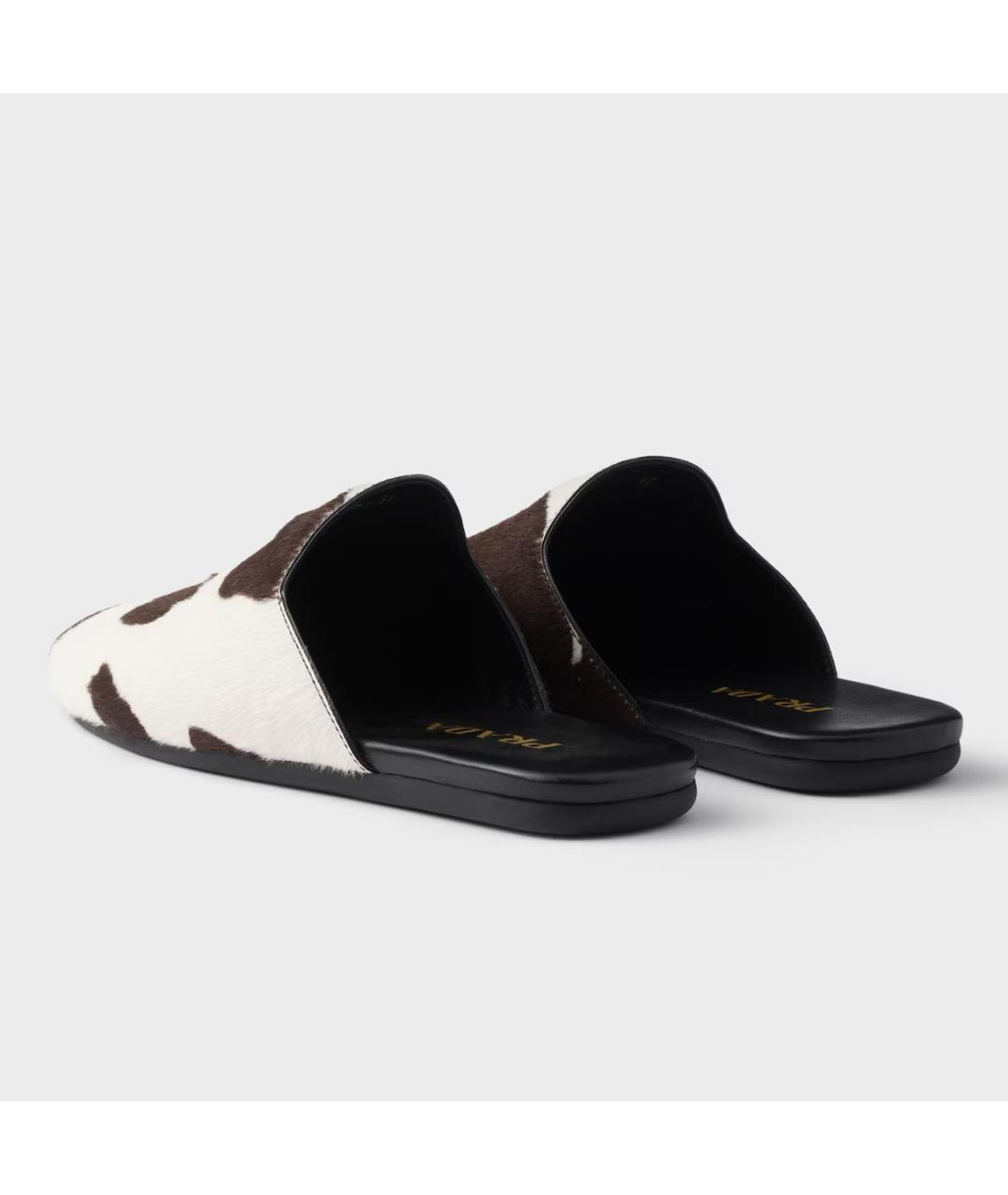PRADA Коричневые кожаные мюли, фото 4