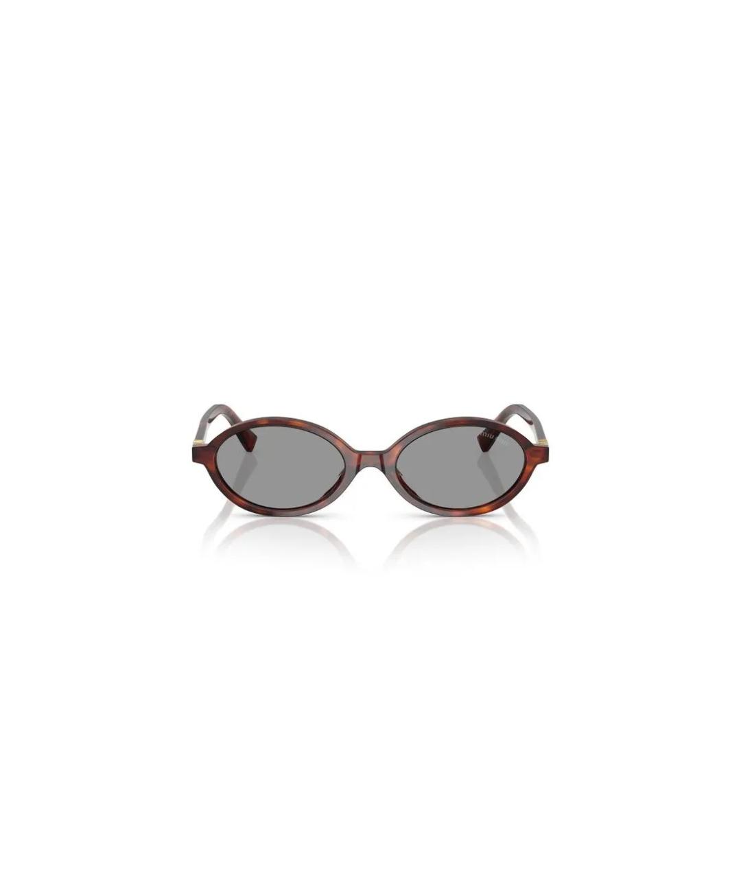 MIU MIU Коричневые солнцезащитные очки, фото 2