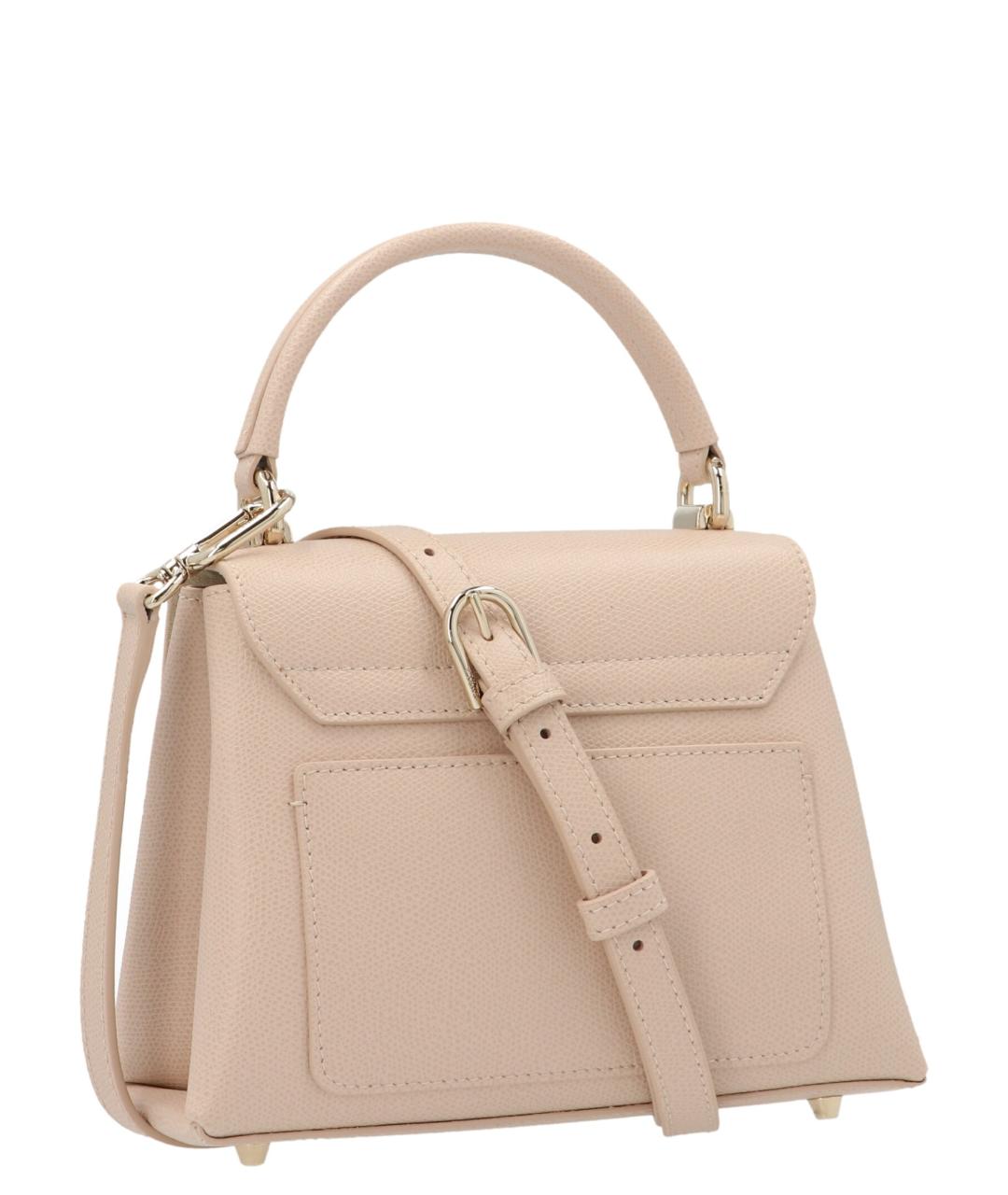 FURLA Розовая кожаная сумка с короткими ручками, фото 2