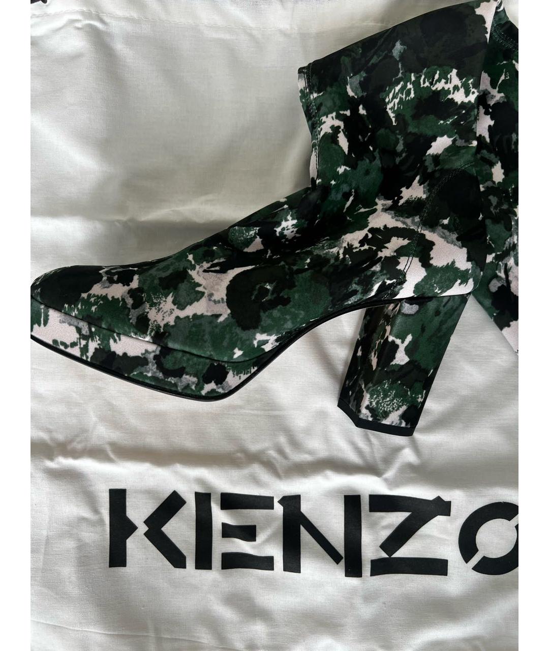 KENZO Текстильные сапоги, фото 4