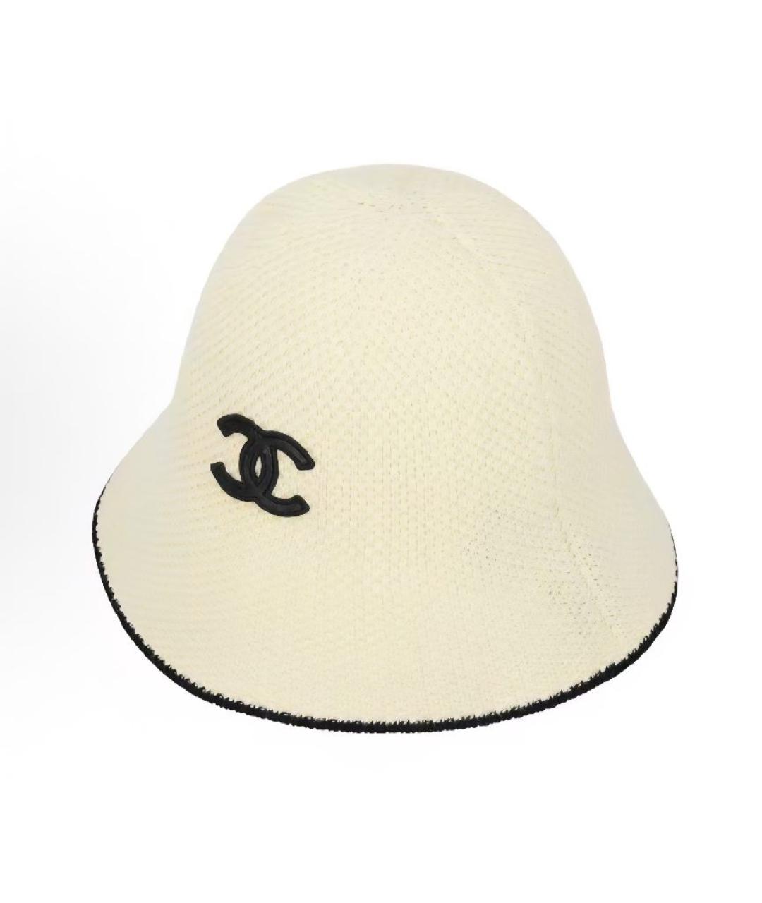 CHANEL Бежевая шляпа, фото 4