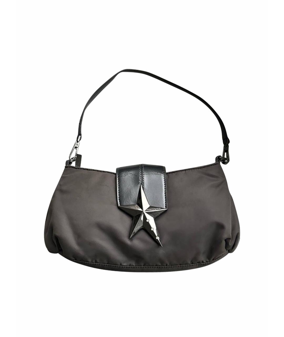 MUGLER VINTAGE Антрацитовая сумка через плечо, фото 1