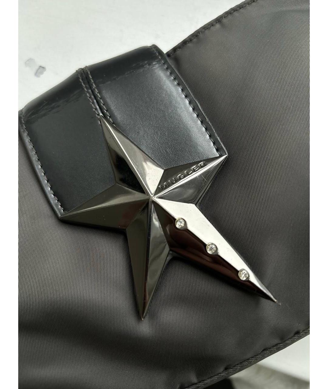 MUGLER VINTAGE Антрацитовая сумка через плечо, фото 6
