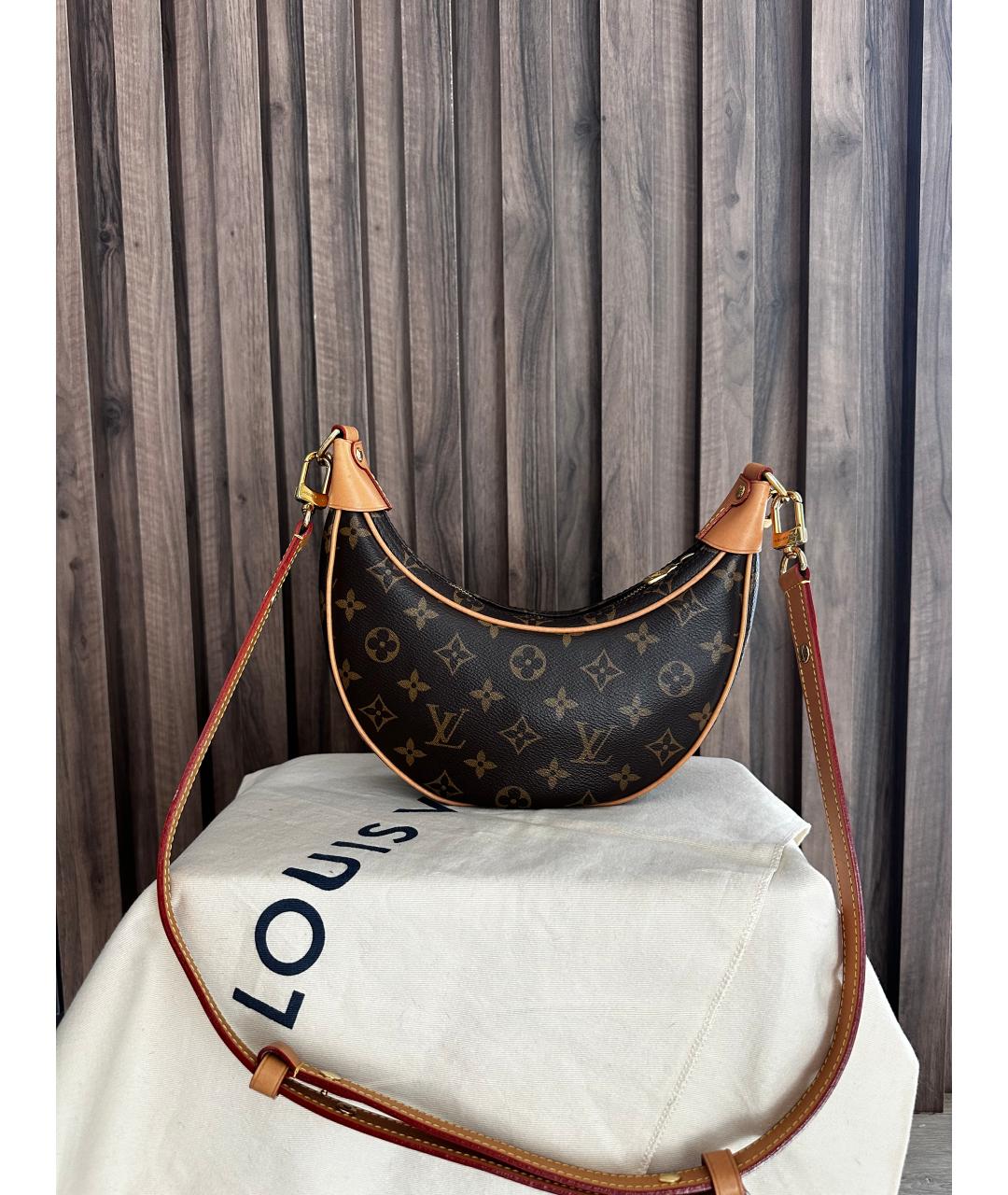 LOUIS VUITTON Кожаная сумка через плечо, фото 5