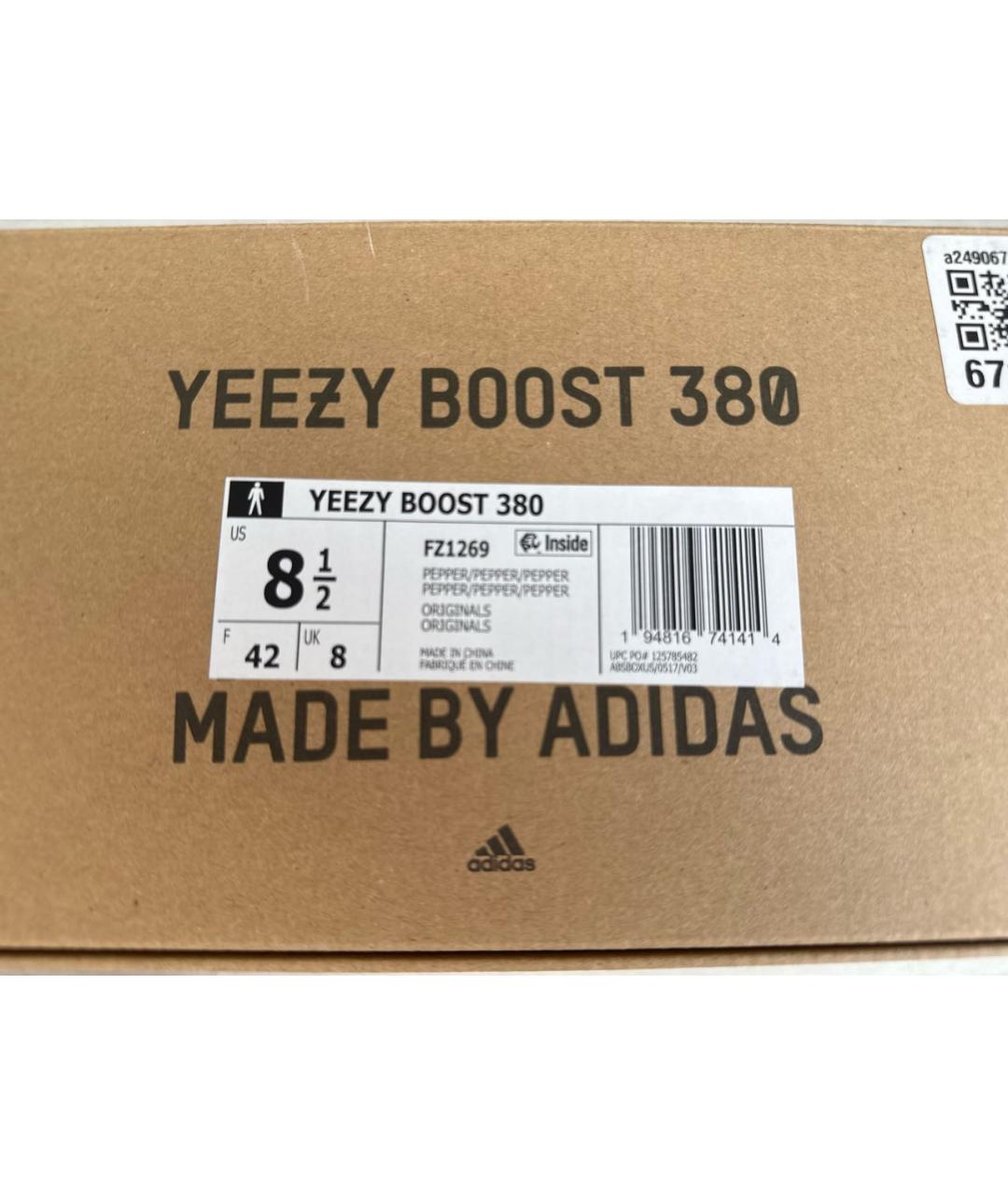 ADIDAS YEEZY Мульти текстильные кроссовки, фото 5