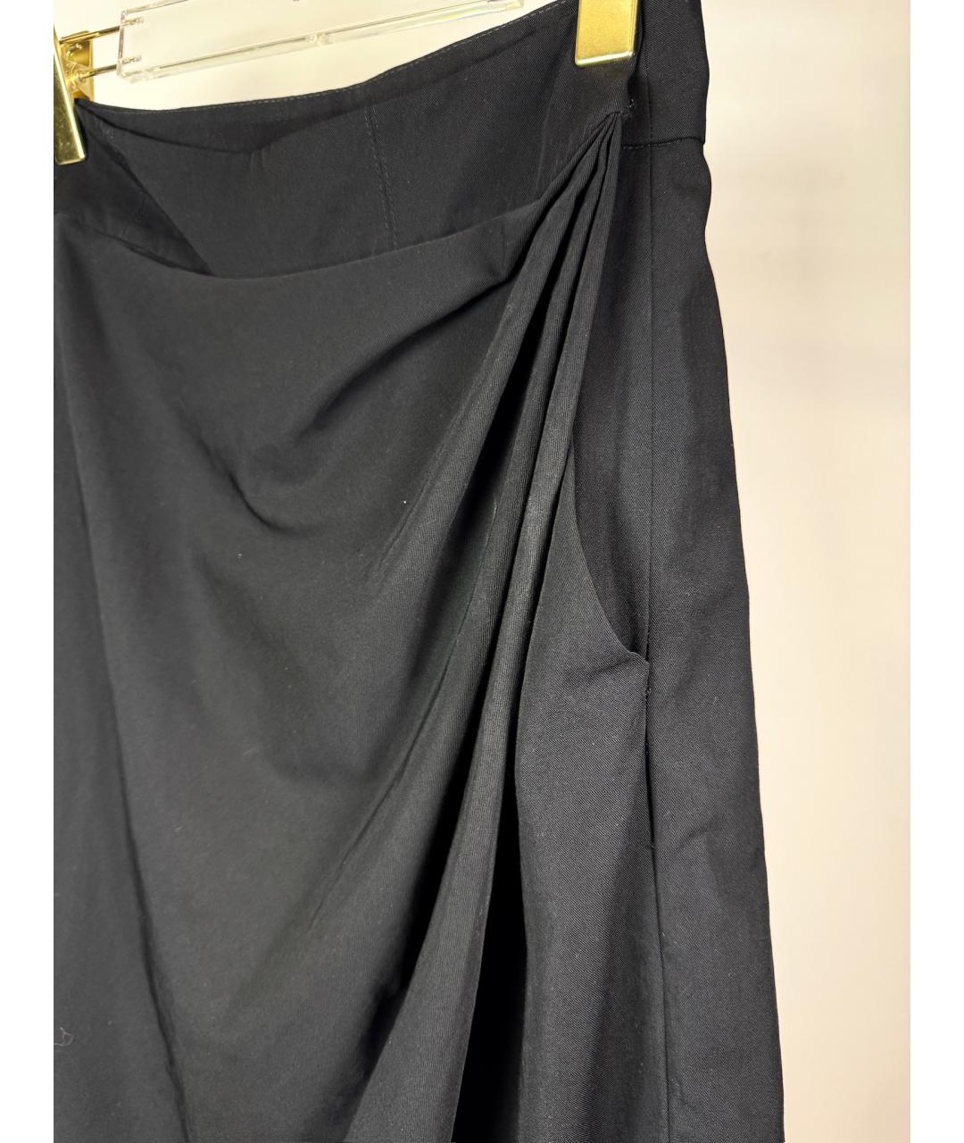 GIVENCHY Черная шерстяная юбка-шорты, фото 3