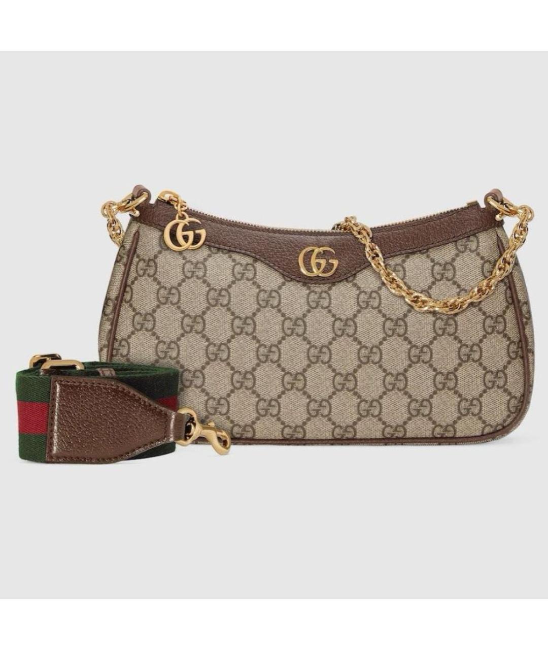 GUCCI Бежевая сумка с короткими ручками, фото 2
