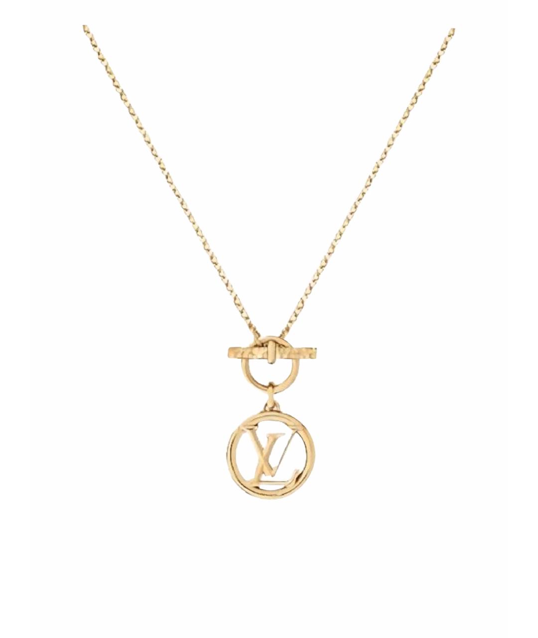LOUIS VUITTON Золотая металлическая подвеска, фото 1
