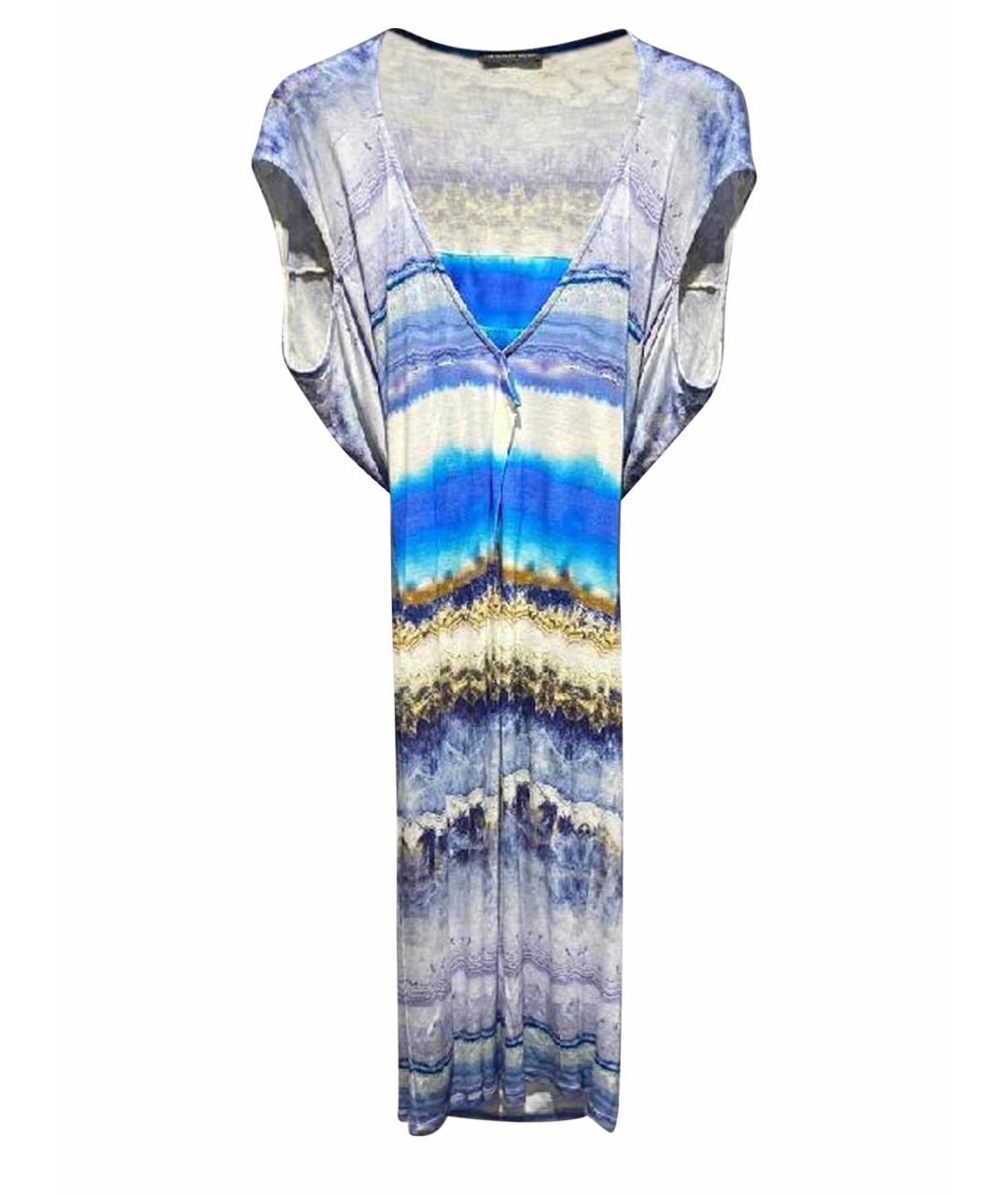 ALEXANDER MCQUEEN Голубое платье, фото 1