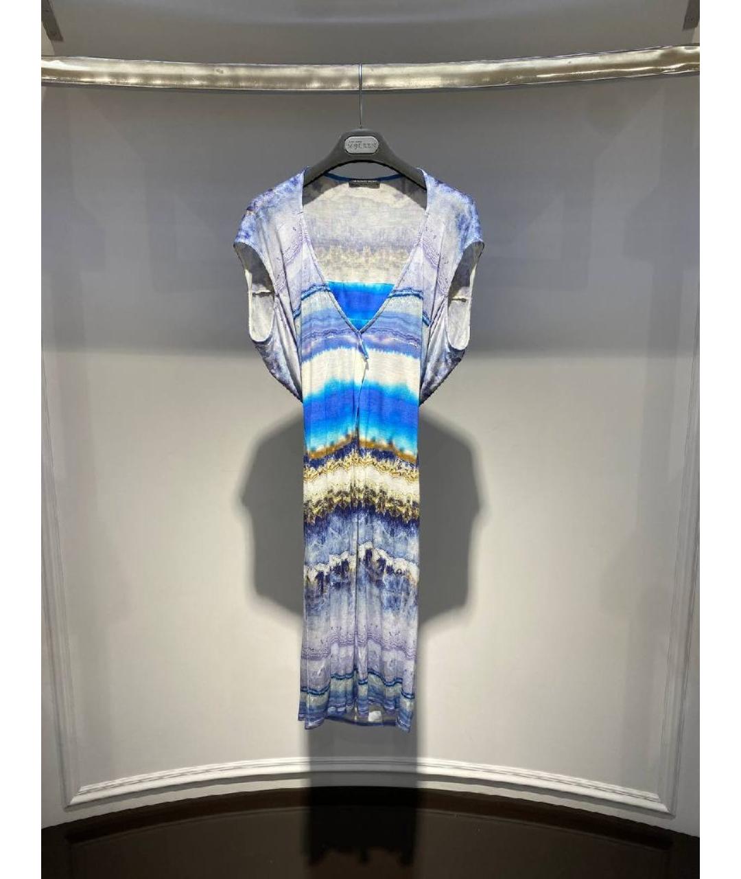 ALEXANDER MCQUEEN Голубое платье, фото 3
