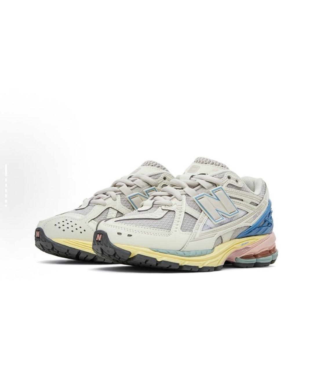 NEW BALANCE Серые текстильные низкие кроссовки / кеды, фото 4